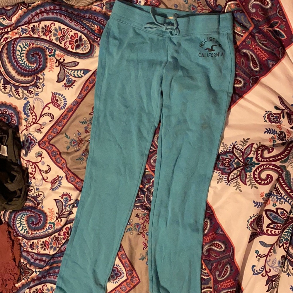 Blue hollister small leggings/joggers